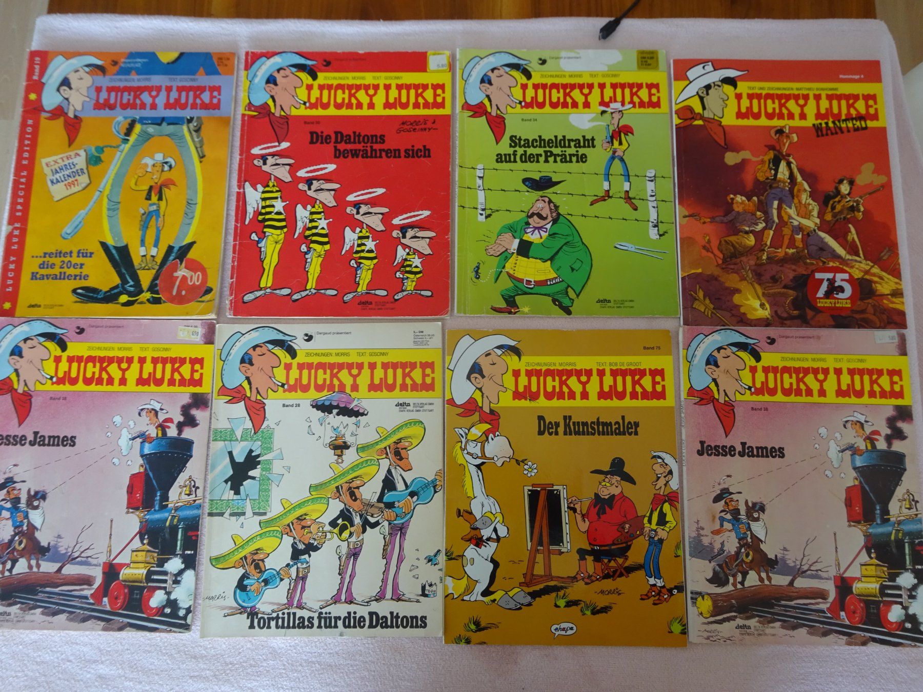 Fumetti: LUCKY LUKE ** 8 BÄNDE – Usato da Luzern venduto da xrayspex99