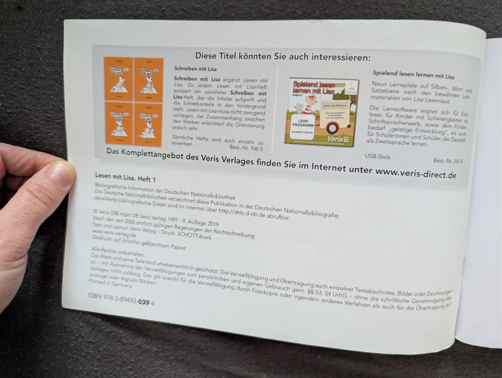 Bücher: Lesen mit Lisa 1 NEU – Neu (gemäss Beschreibung) aus Bern von berneroberlaenderin 1