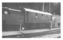 RhB GR Historischer Güterwagen K 9213 mit Diesellokomotive