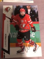 Lukas Frick HC Lausanne HCD Hockey Card signiert