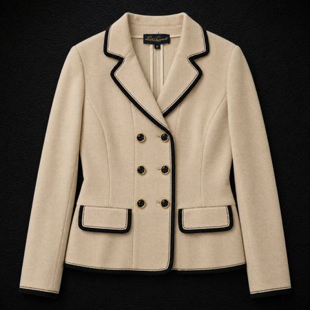 Luis Sagrnoli blazer 100 % laine beige Taille M