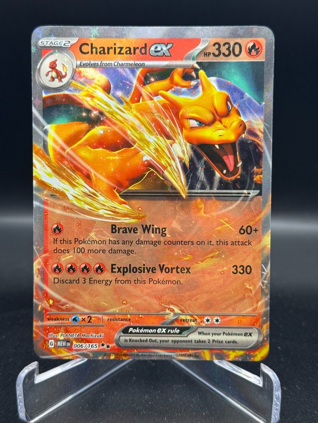 Pokémon Carte collezionabili: Charizard ex (MEW 006) – Usato da Birmensdorf ZH venduto da SnorlaxMail