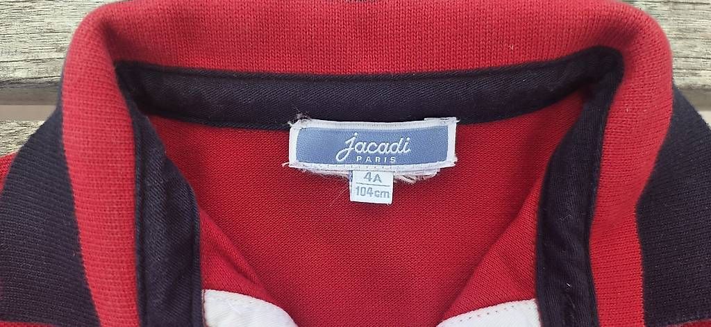 Camicie, T-shirt & Polo: Jacadi Kinder Langarm-Polo rot – Usato da Luzern venduto da v-vs 2
