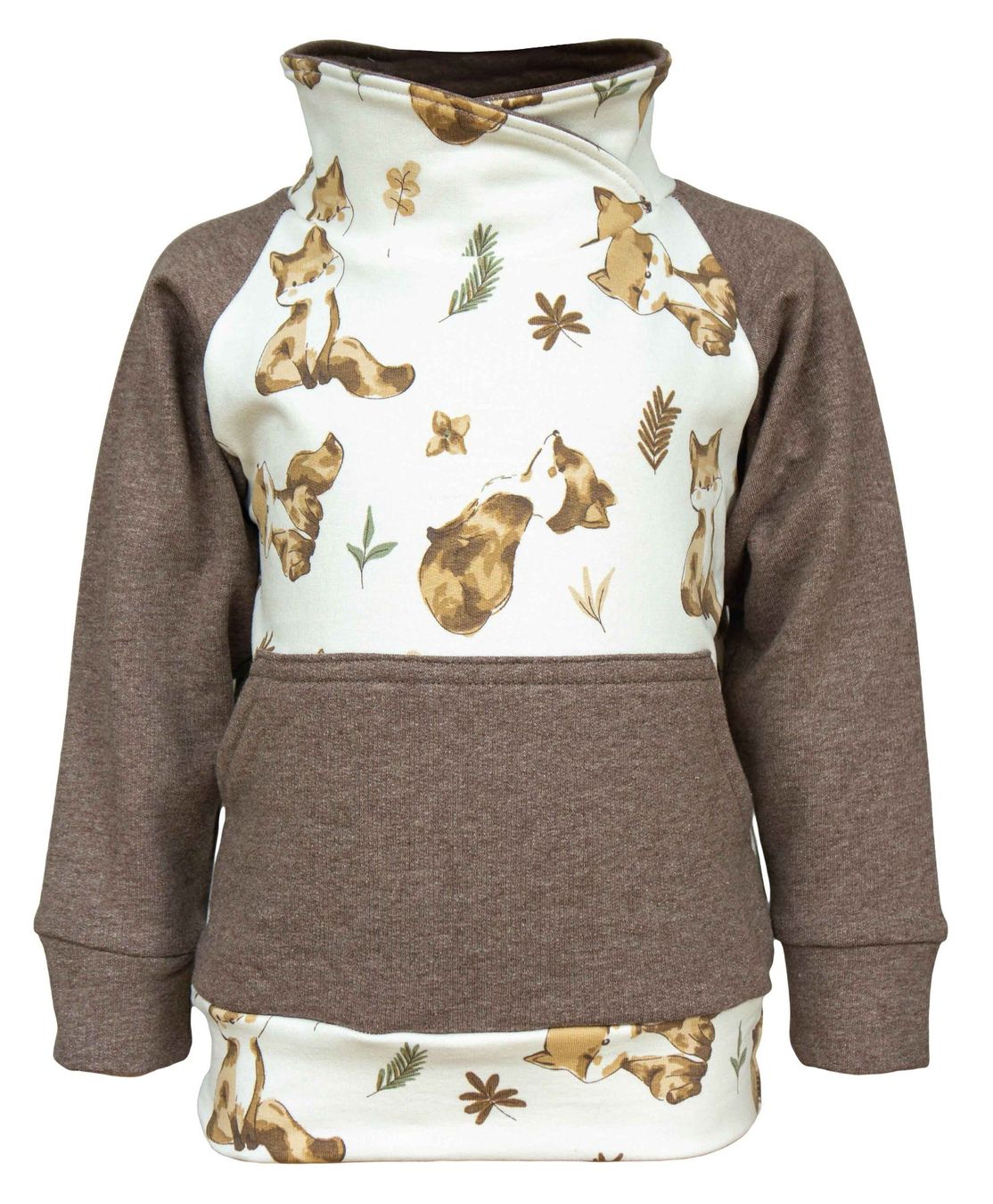 Pullover & Sweatshirts: Sweat Pullover mit Kragen - Fuchs Gr.92/98 - NEU – Neu und originalverpackt aus Zürich von sambaum