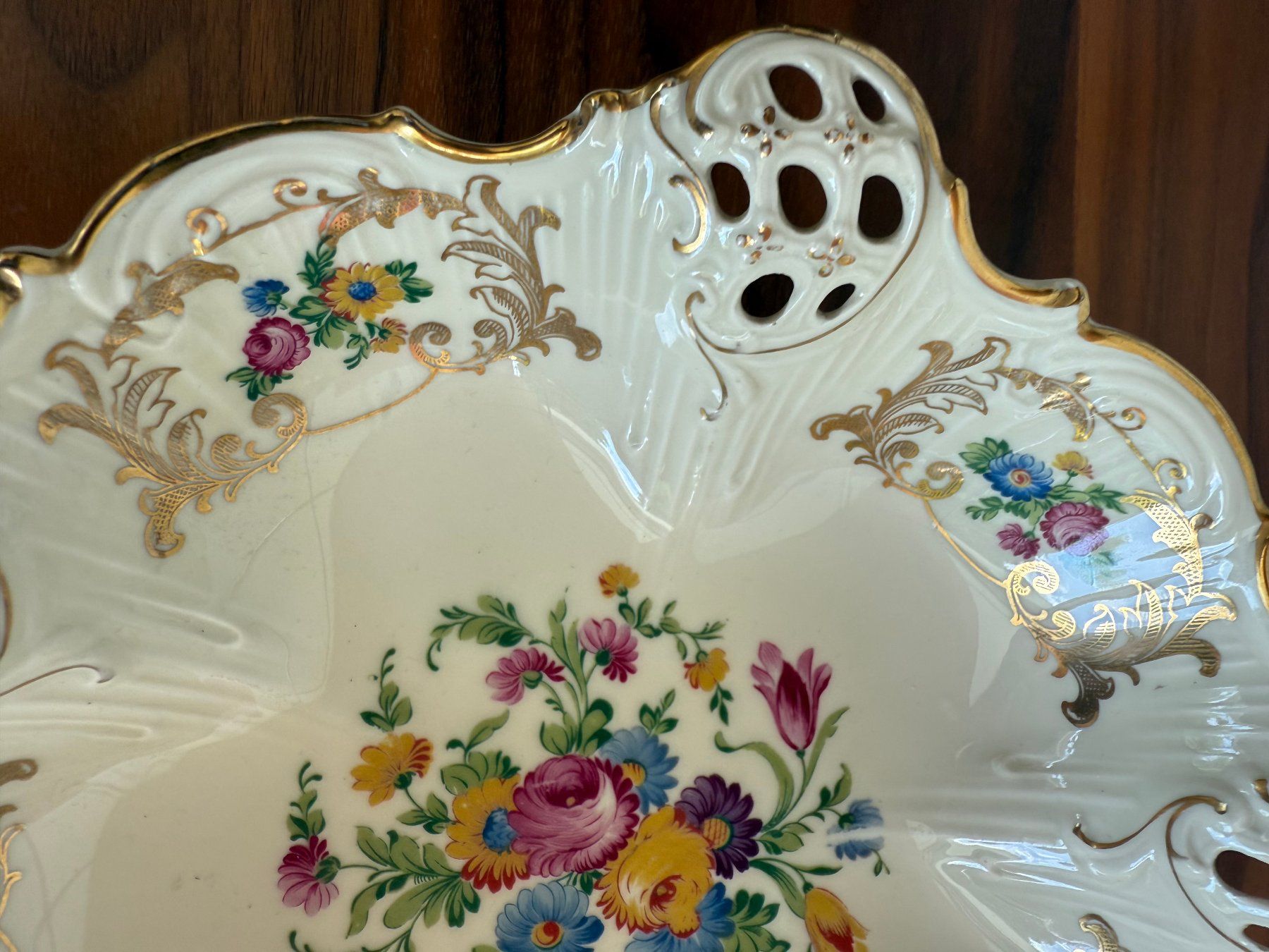 Rosenthal Schalen: Antike Rosenthal Obstschale 23 cm – Gebraucht aus Kirchdorf von Vintagewunder 3