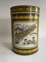 Alte Blechdose Kaffeezusatz Gustav Himpel / Ancienne boîte