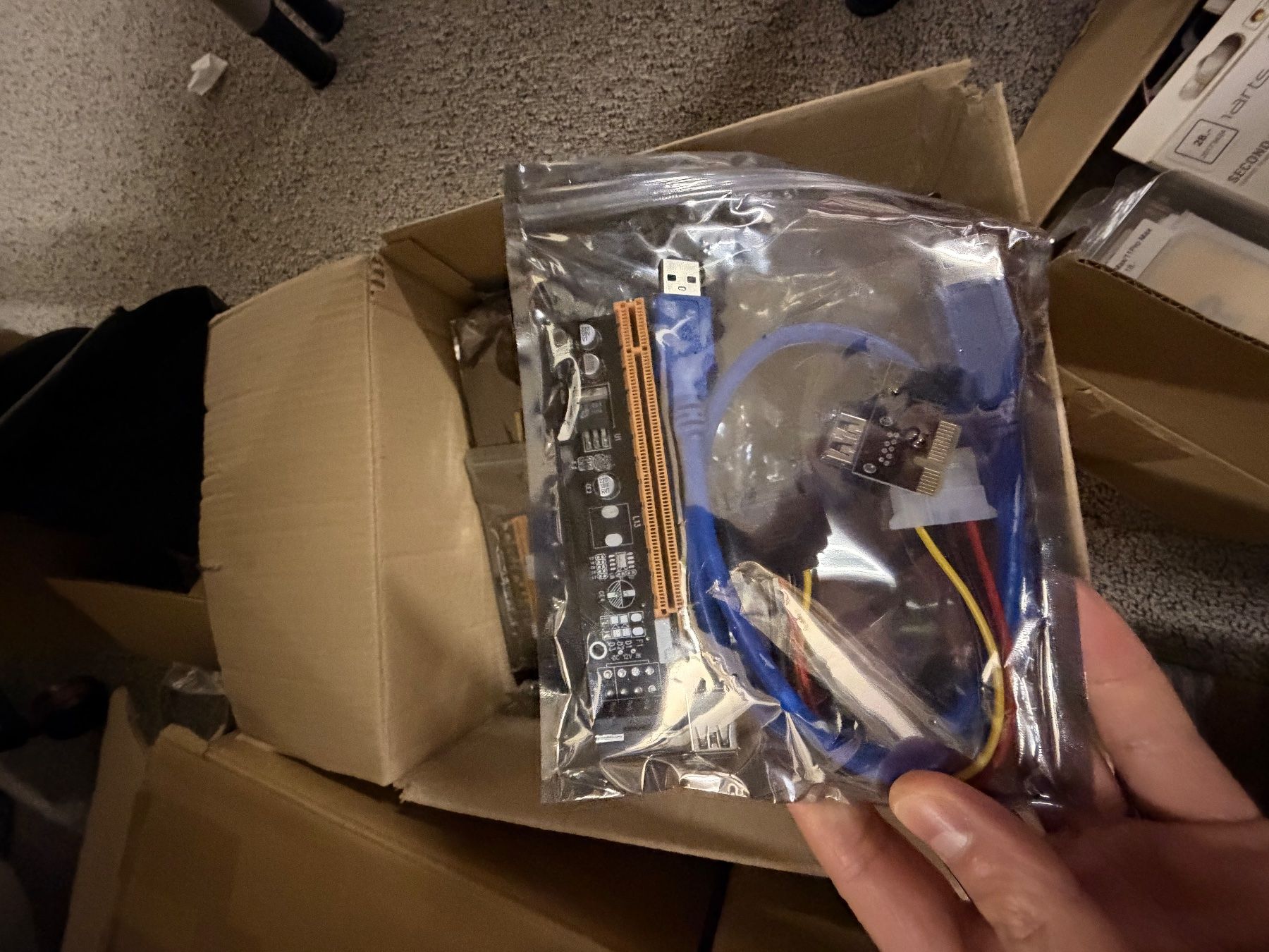 PCI-Express Riser VER.006 – PCI-E 1x auf 16x – Neu (Neu und ...