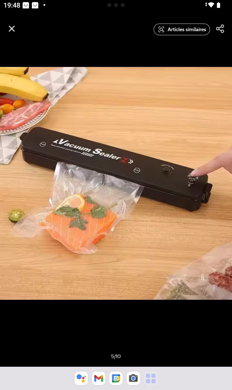 Toutes les machines: Machine sous vide, scelleuse aliments +10 sacs inclus – Neuf avec emballage d'origine à Genève par web_hfc6 2