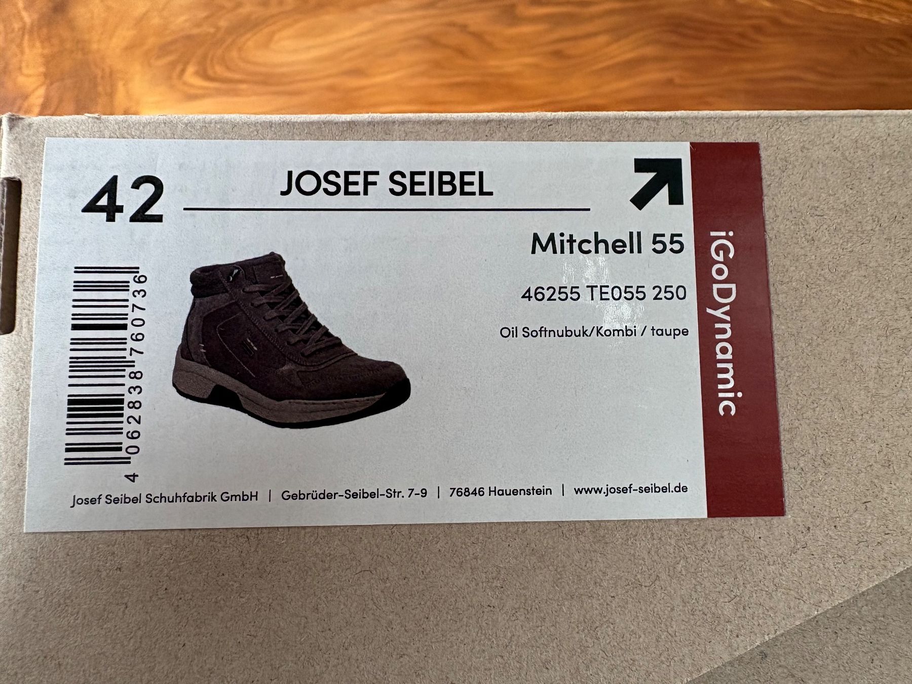 Scarpe da uomo: Josef Seibel leichte Herren Wanderschuhe Gr 42 – Nuovo (secondo la descrizione) da Uerkheim venduto da ruthb2112 3