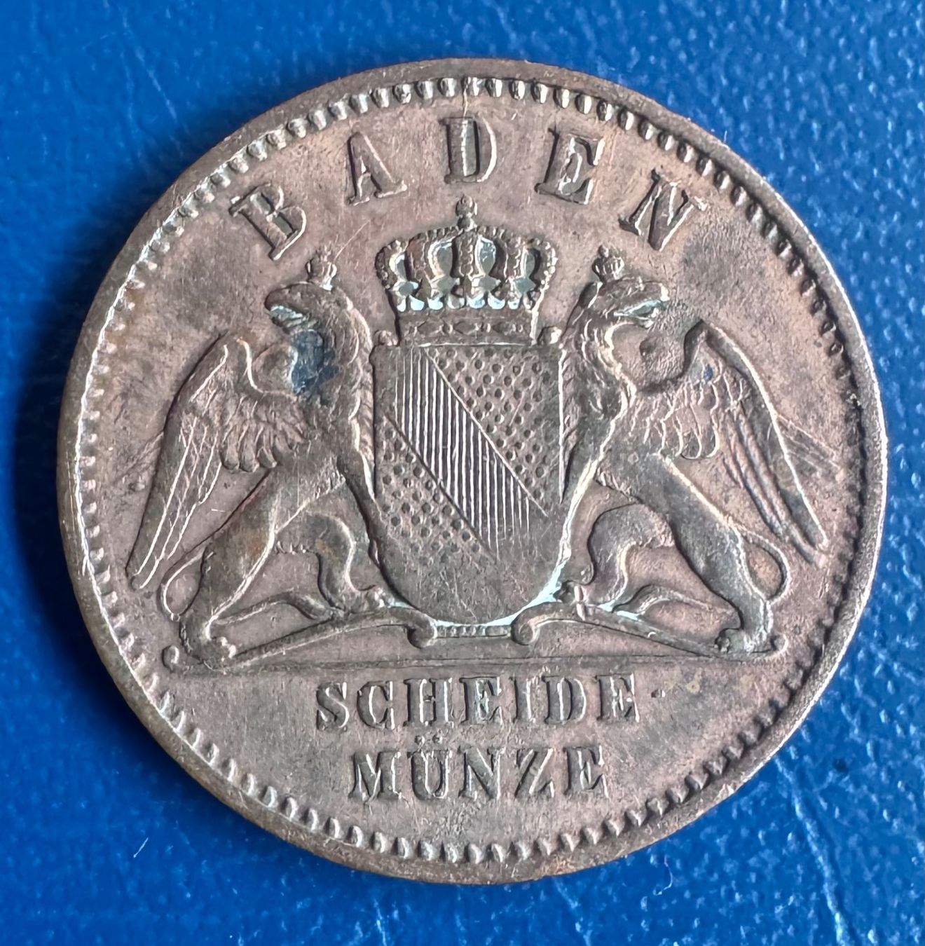 Toutes les monnaies: 1/2 Kreuzer Baden 1865 Scheidemünze – D'occasion à Ebikon par Dmasterx 1