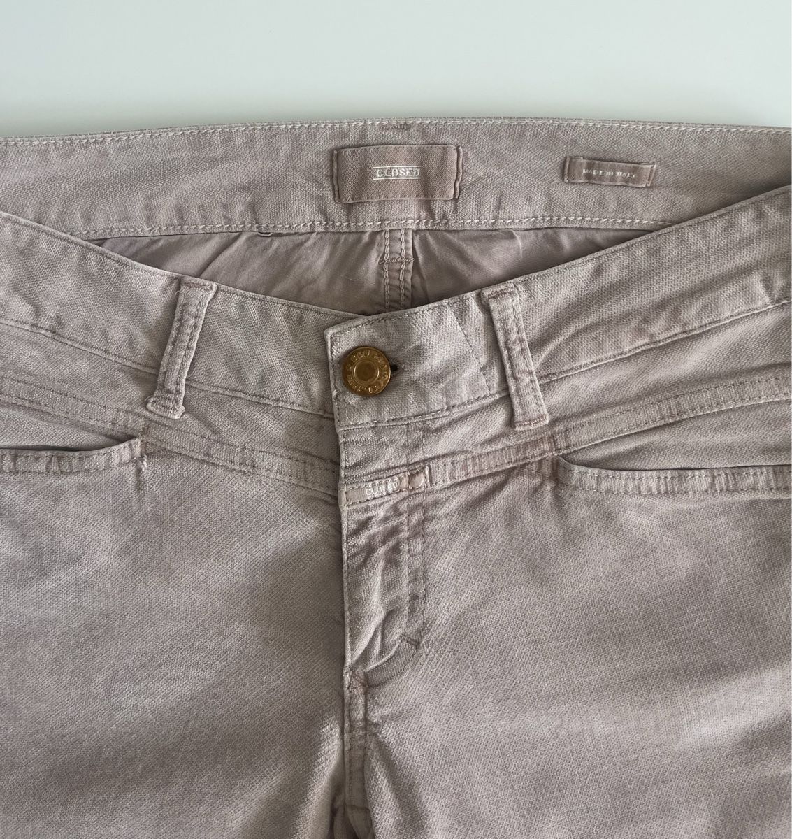 Closed Pantaloni: CLOSED Pedal Star 1621 Beige Gr. 26 – Usato da Zürich venduto da Recode.Fashion 2