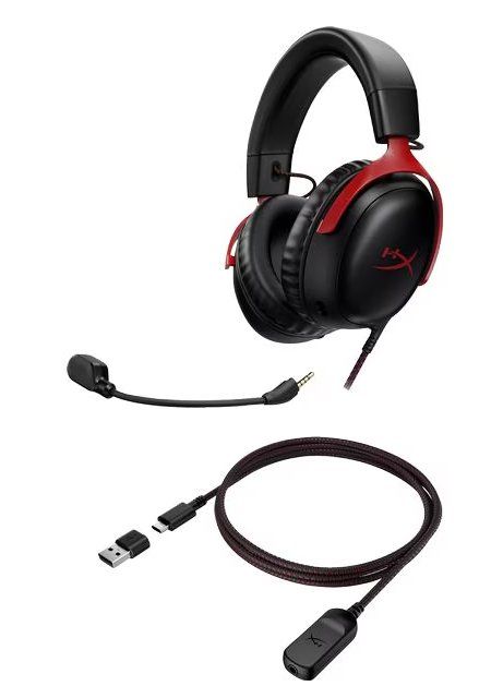 Hyperx Cuffie: HyperX Headset Cloud III Rot/Schwarz – Nuovo e nell'imballaggio originale da Kiesen venduto da Bestseller 3