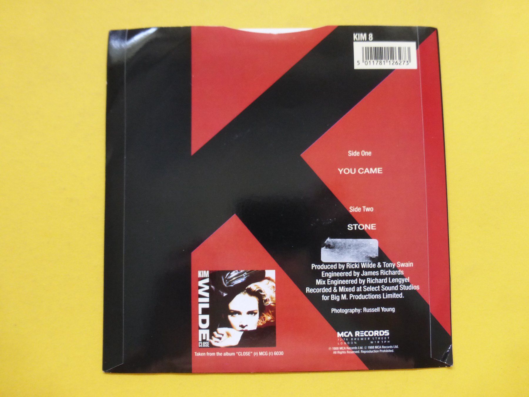Dischi in vinile: Kim Wilde – You Came – Usato da Zürich venduto da Swiss57 1