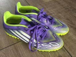 Adidas F50 Soccer Shoes Purple Lime 40,5