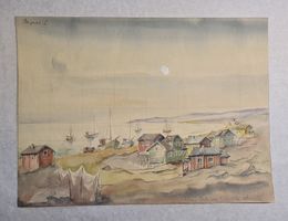 Oechslin, Ary:   Landschaft im Norden