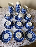 Rörstrand Mon Amie Kaffeeservice blau weiss