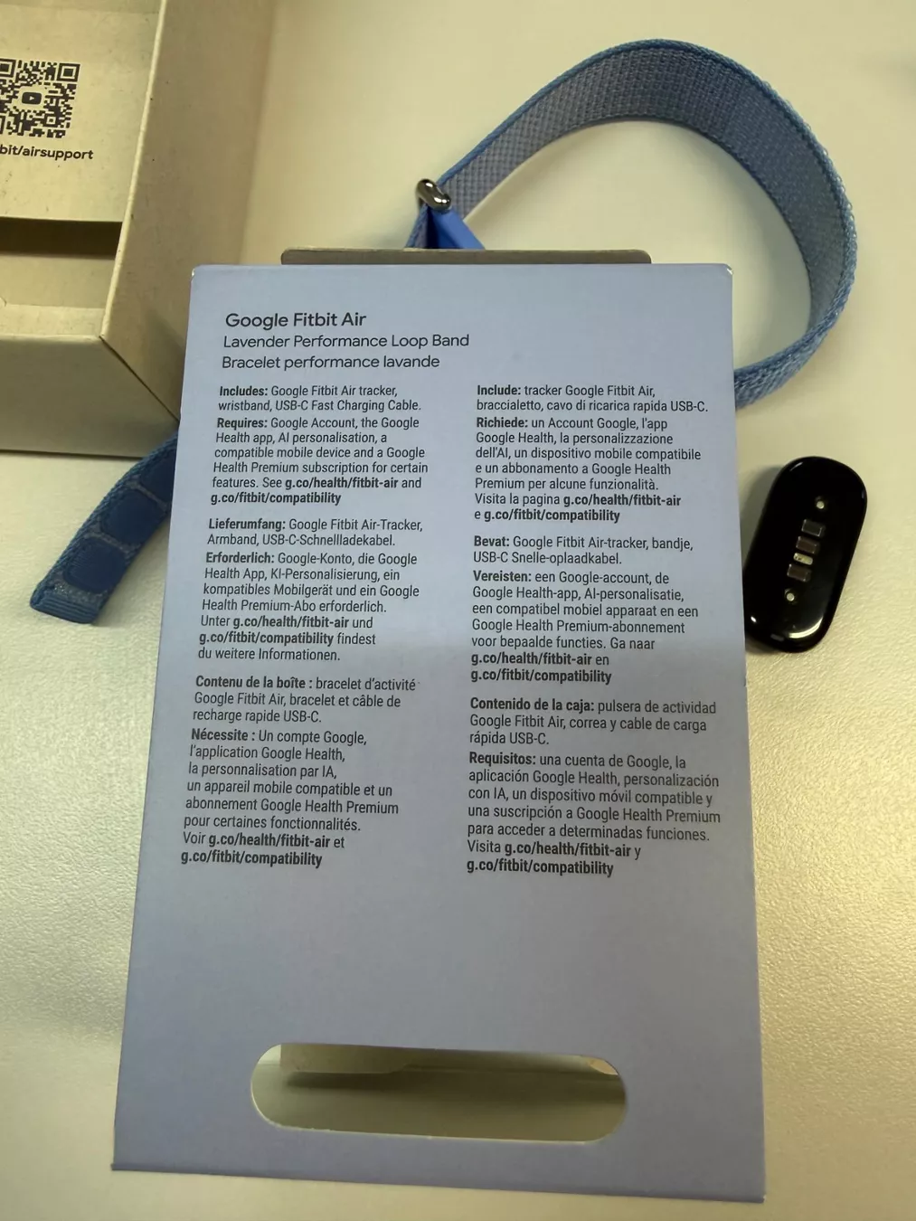 Google Smartwatch: Google Fitbit Air – Gebraucht aus Basse-Nendaz von maytainf 3