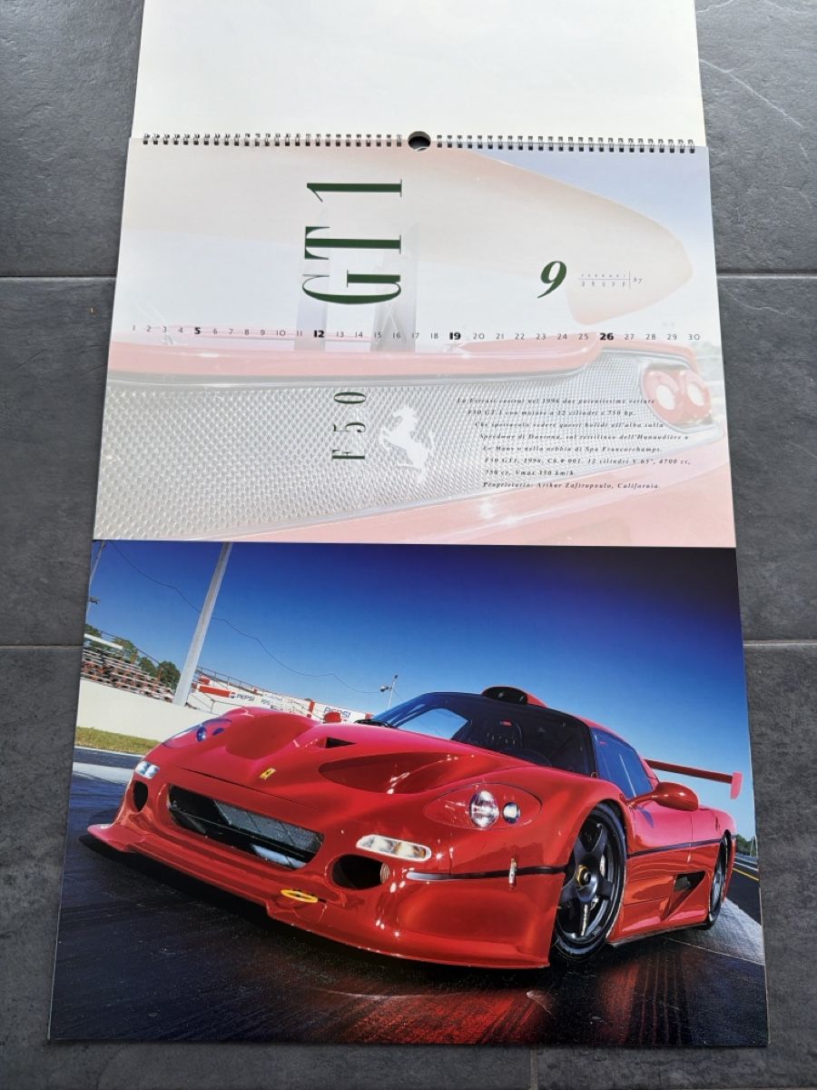 Ferrari Calendari: Original Ferrari Kalender 1999 – Usato da Wolfwil venduto da Rolex1 7