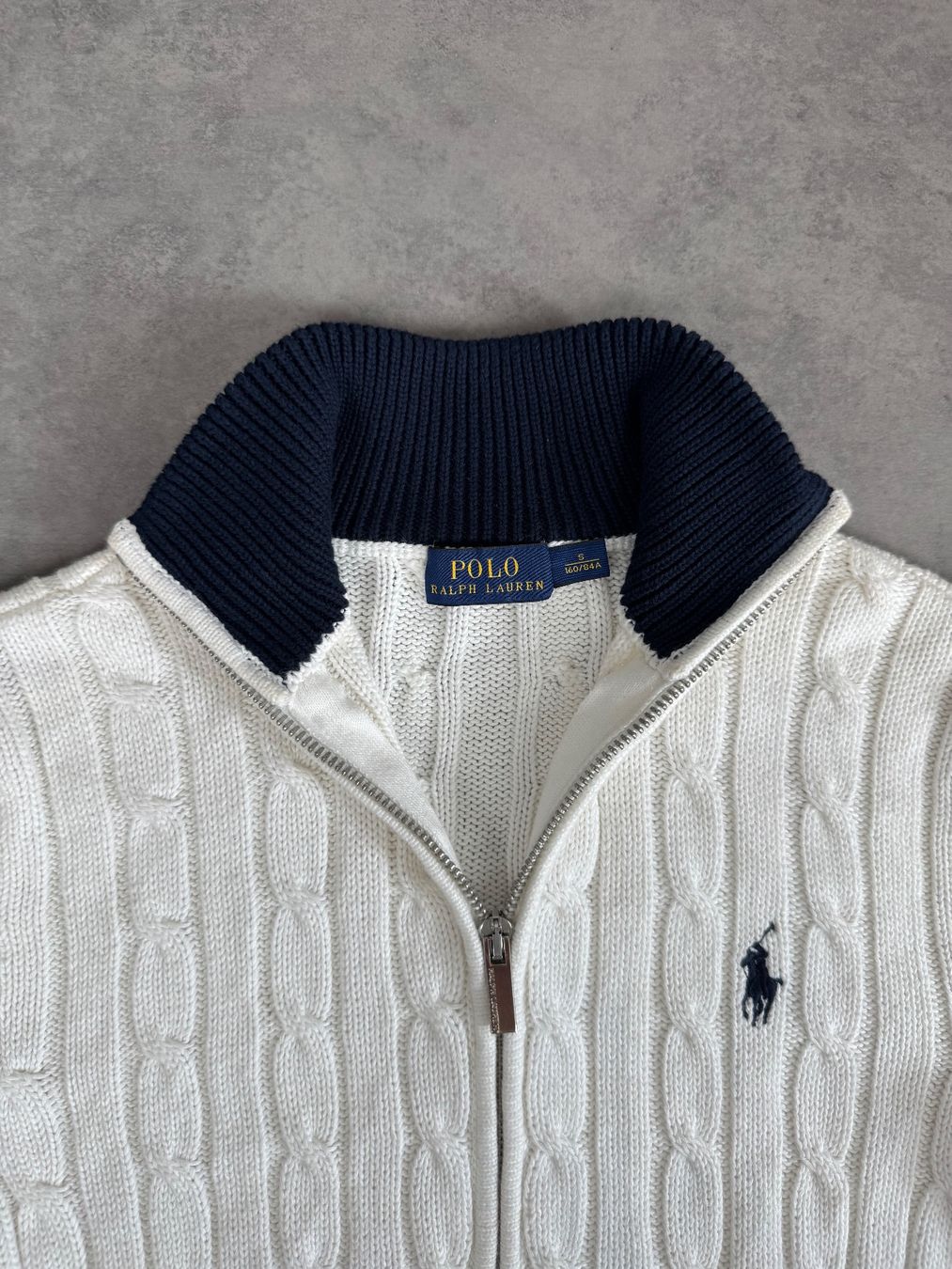 Ralph Lauren Maglioni & Felpe: Ralph Lauren Cable Knit Zipper Pullover - Grösse: S | Vinta – Usato da Fraubrunnen venduto da simon_28839 2