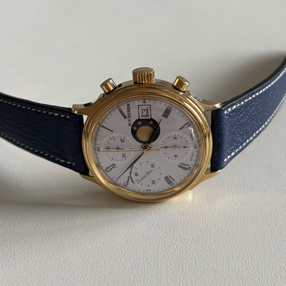 Bucherer Uhren: Bucherer Chronograph Automatic Valjoux 7750 – Gebraucht aus Winterthur von LaBodega 3