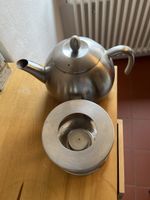 Edelstahl Teekanne mit Stövchen für kühle Tage ☕️❄️