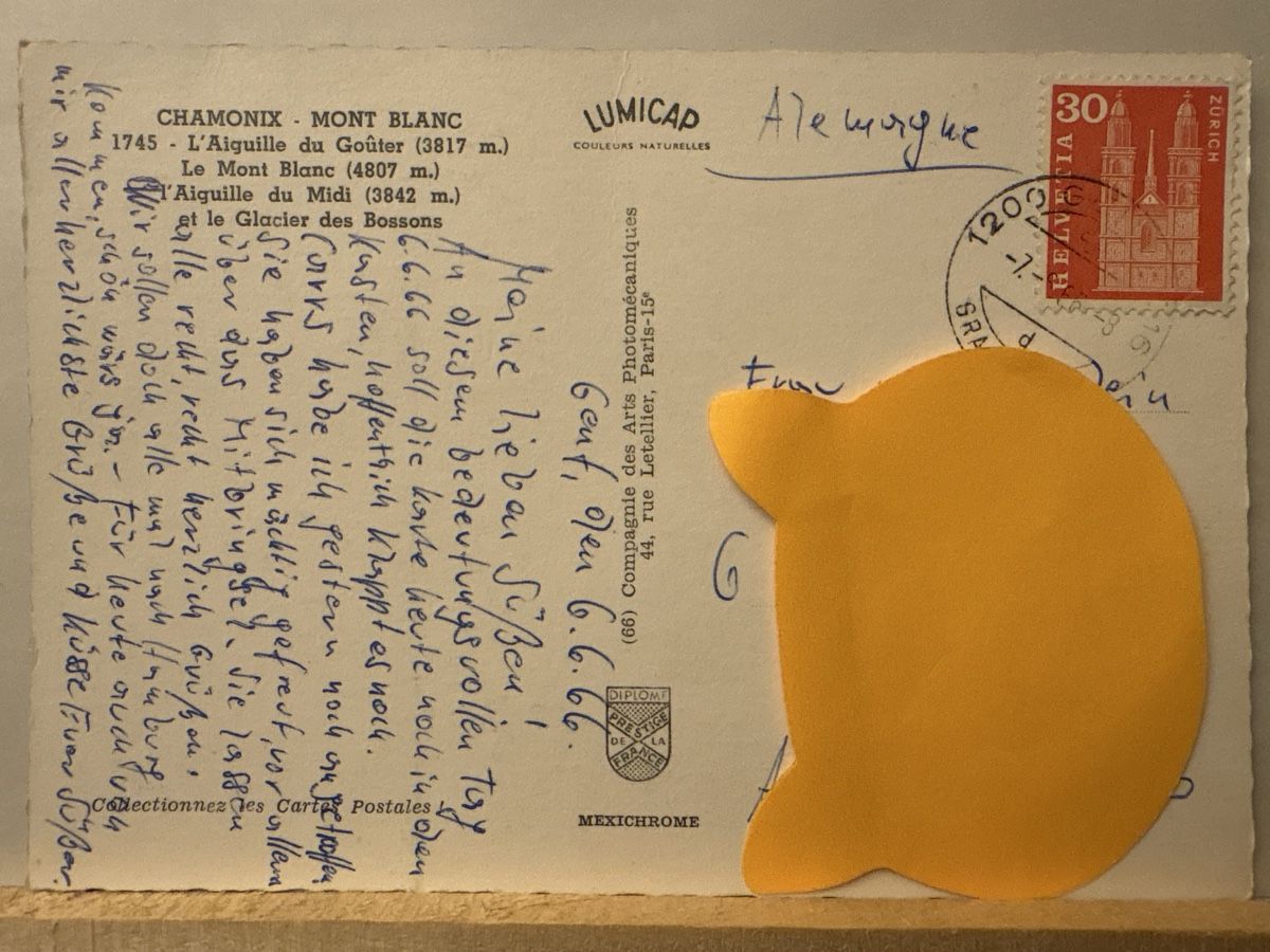 Cartoline postali: AK von Chamonix & Mont Blanc – Usato da Rümlang venduto da Brieftaube1 1