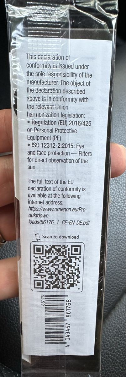 Brillen & Gläser: Lunettes protection éclipse certifiées ISO – Neu und originalverpackt aus Bernex von euma1976 2