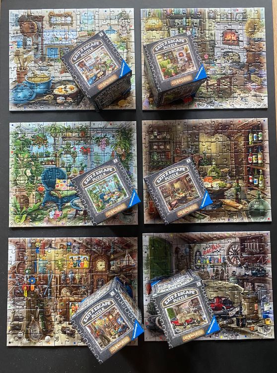 Exit Escape Ravensburger Puzzle Set à je 99 Teile Kaufen auf Ricardo