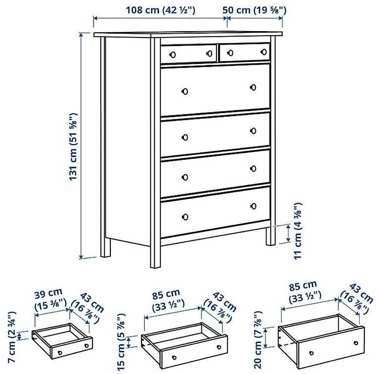 Commodes: IKEA Hemnes Kommode, 6 Schubladen, neuwertig – D'occasion à Basel par len_hx7l 2
