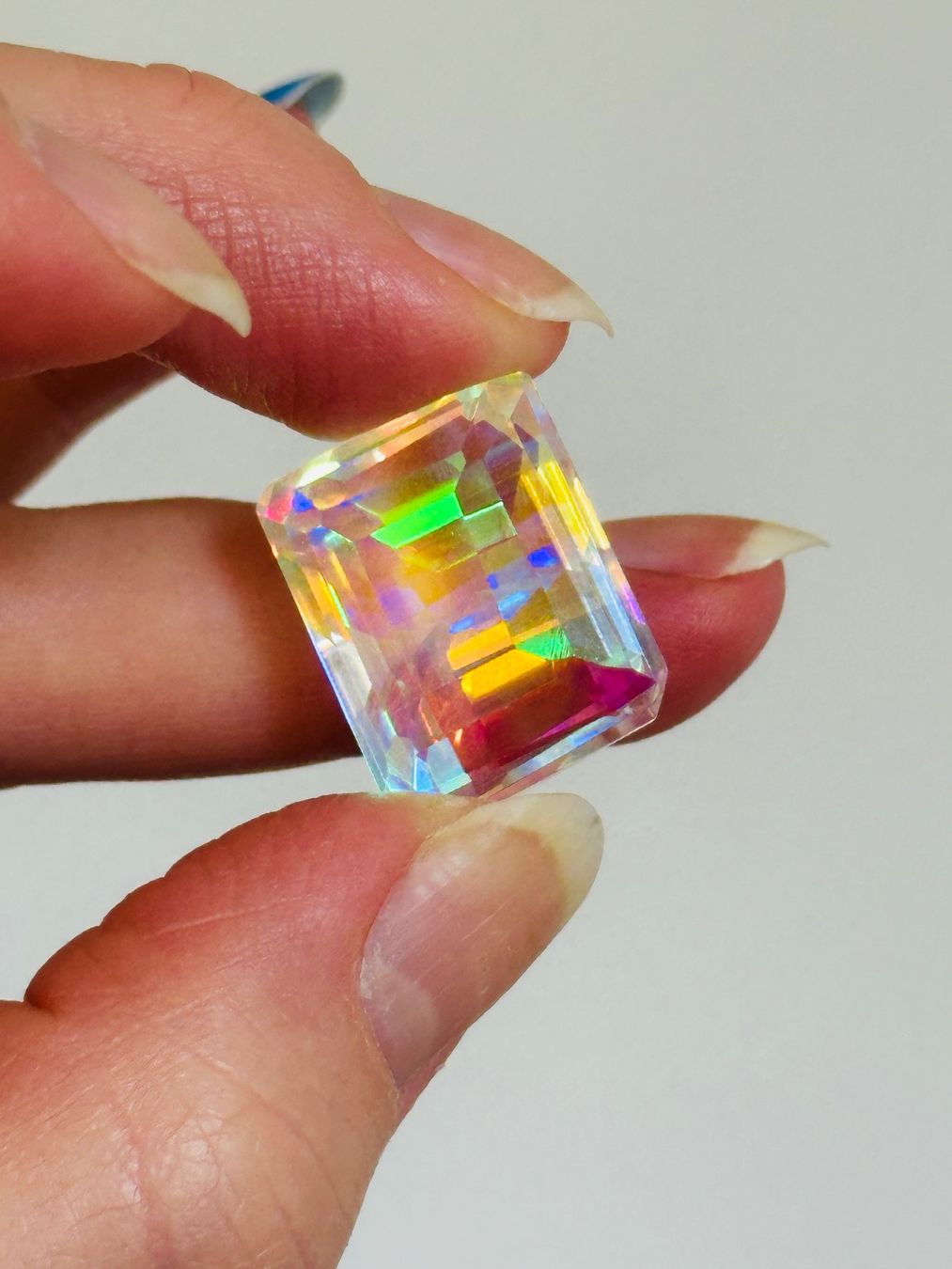 Edelsteine: 31.30 Ct  Emerald Cut Certified Loose – Neu und originalverpackt aus Genève von AWWA 6