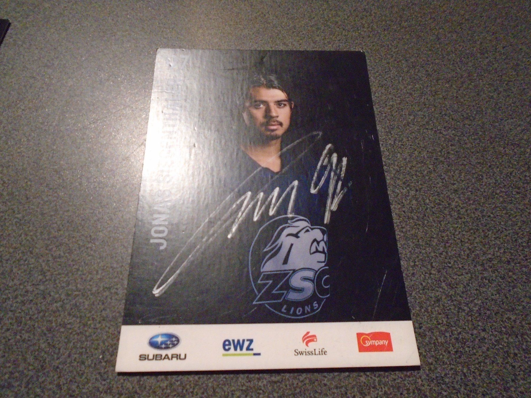 Autografi: ZSC-Autogrammkarte Jonas Siegenthaler 97, 2015/2016 – Usato da Zürich venduto da Motzkuh