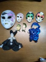 Masken 2 Puppen, Deko, Vintage 🎭🎭🎭