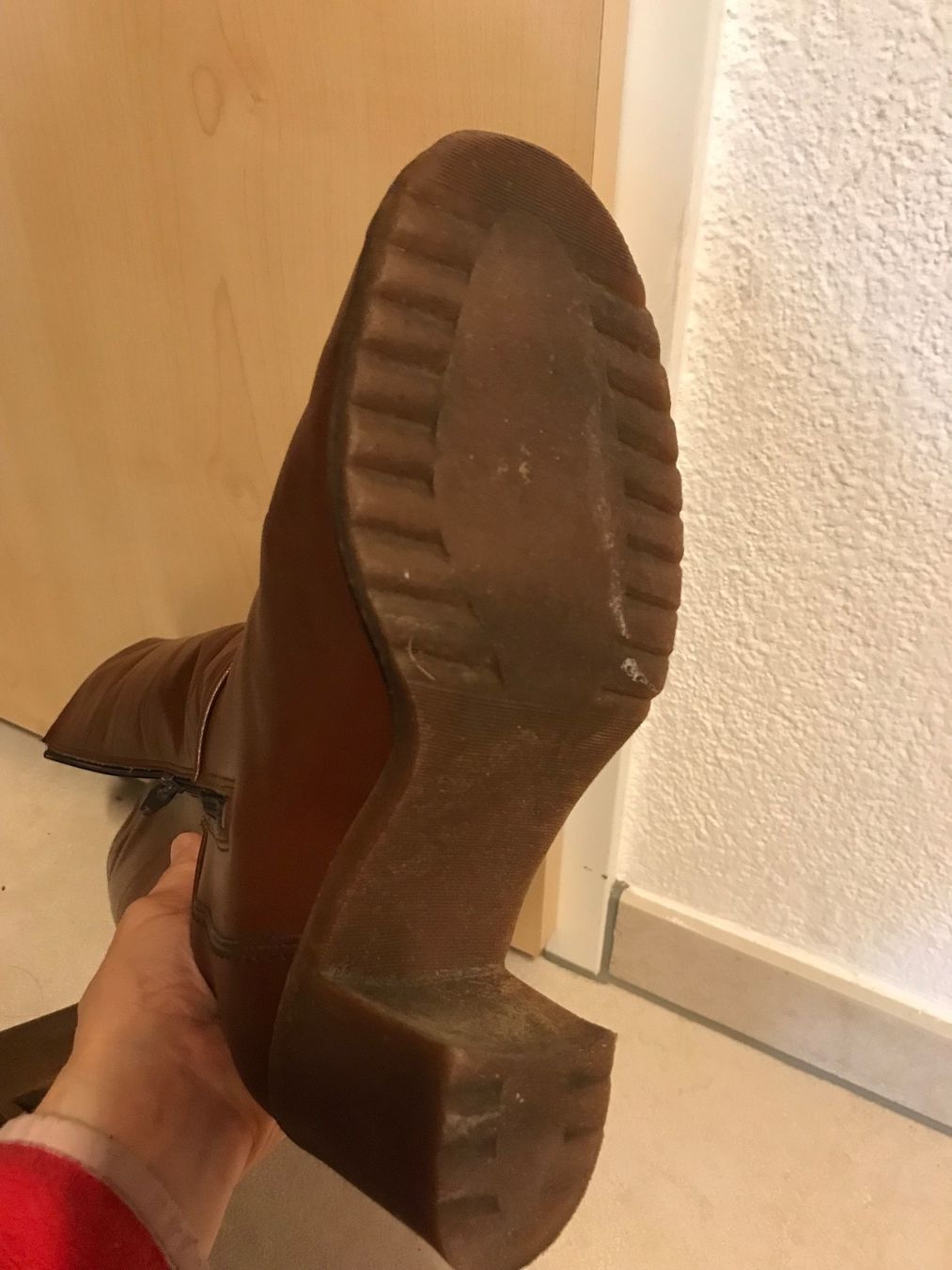 Scarpe da donna: Lederstiefel mit Gummisohle Gr 36 – Usato da Simplon Dorf venduto da fraueulalia 2