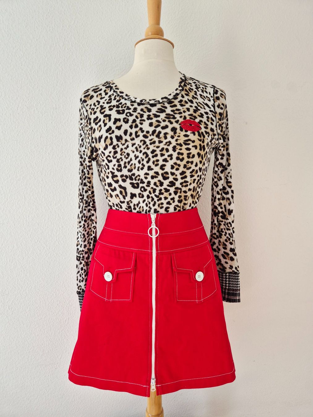 Röcke: ROCK JUPE ROT VINTAGE 6 36 S , TOP ZU WESTE ODER MARC AUREL – Neu (gemäss Beschreibung) aus Elsau von the-colorful-side 5