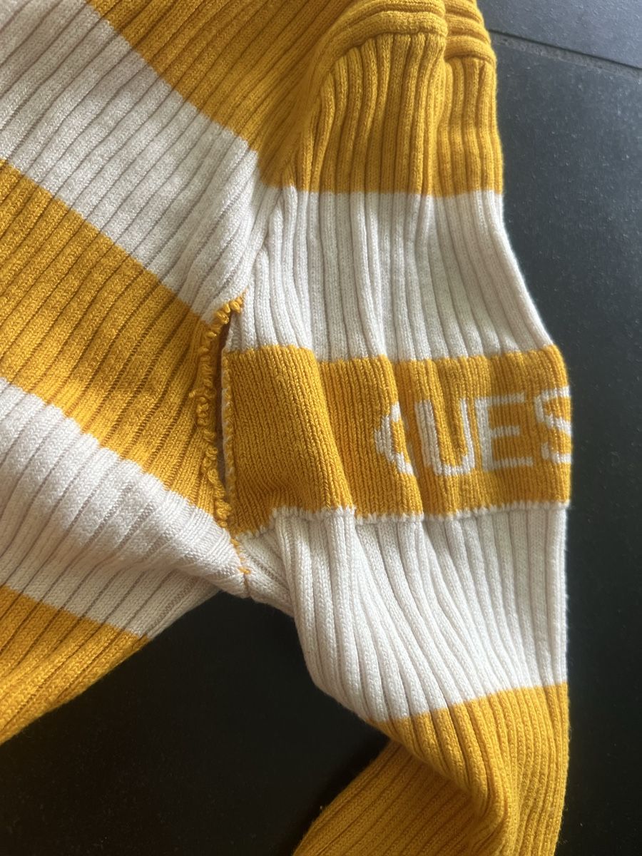Guess Maglioni & Felpe: Guess Pulli, Gr. XS, gelb/weiss gestreift – Usato da Bilten venduto da and_6hjn 4