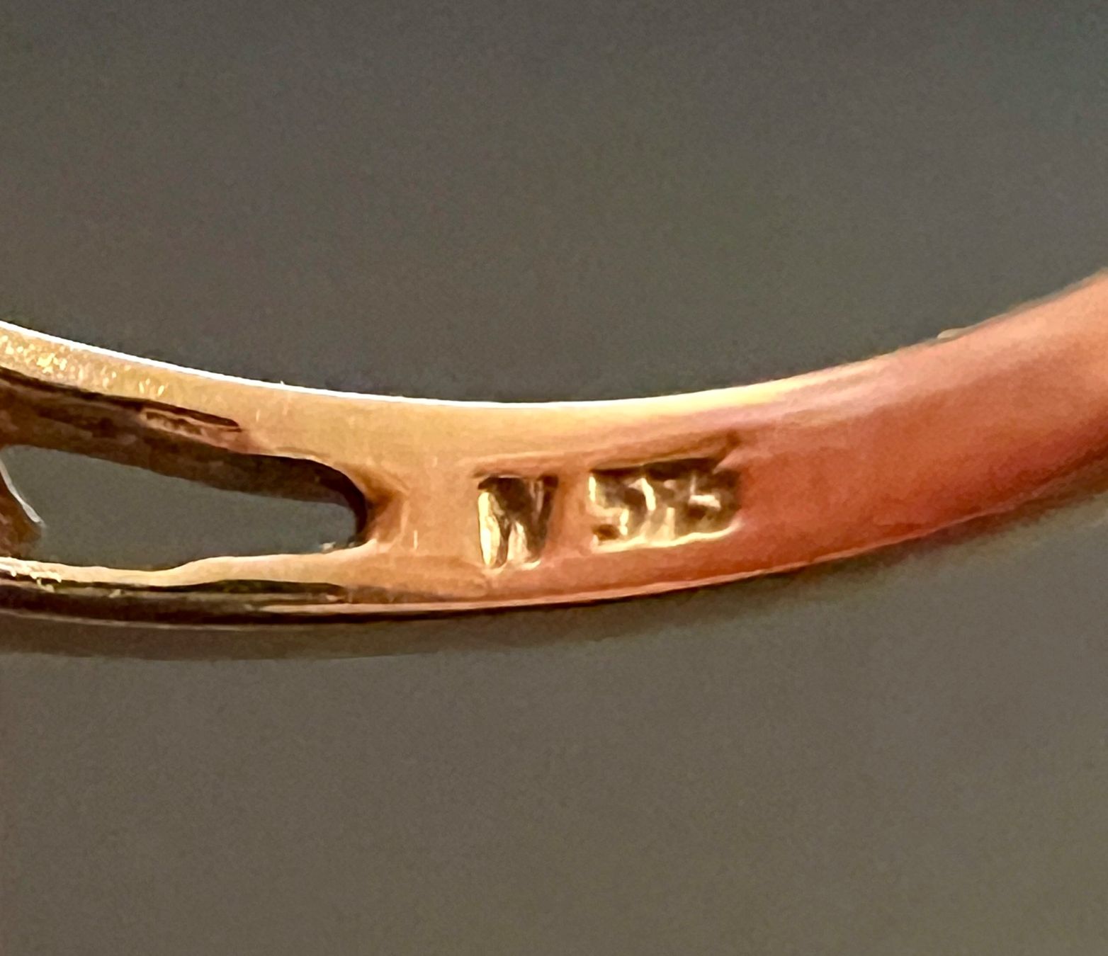 Anelli: Gold-Ring 14K mit Citrin oder Feueropal – Usato da Chur venduto da Penting1935 4