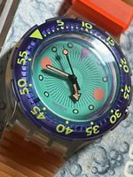 Swatch Scuba Diving Uhr Türkis 