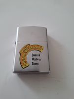 Zippo Feuerzeug Paul Hundertmark silberfarben gebraucht