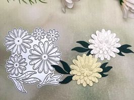 Stanzschablone Nr. 300, Blumen (Sizzix geeignet)