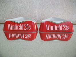 2 x Werbeaschenbecher Ornamin 60er 70er Vintage Mid Century