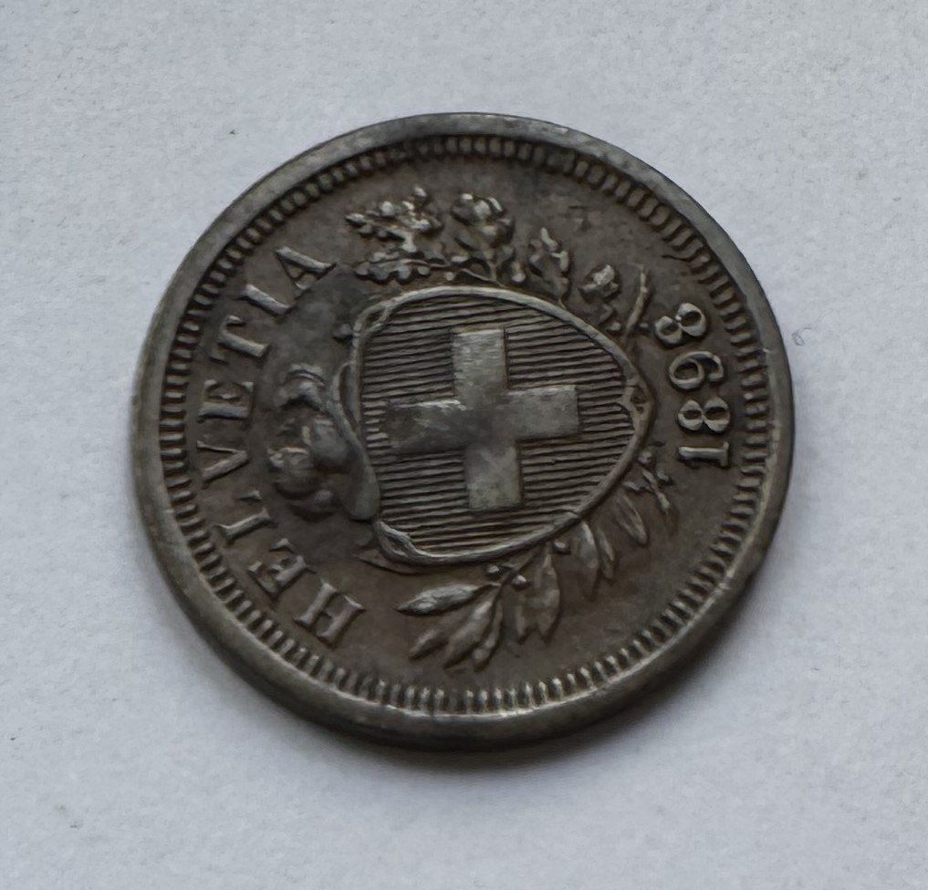 Tutti le monete: 1898 1 Rappen ss+ – Usato da Kirchberg SG venduto da Zenhad69 1