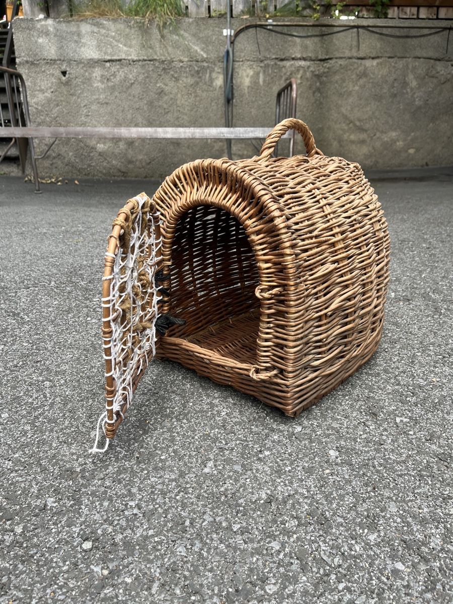 Liege- & Schlafplätze: Katzen Transportbox / Korb Weide – Gebraucht aus Diepoldsau von VanGammeln 3