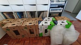 9 cartons de déménagement + papier bulles