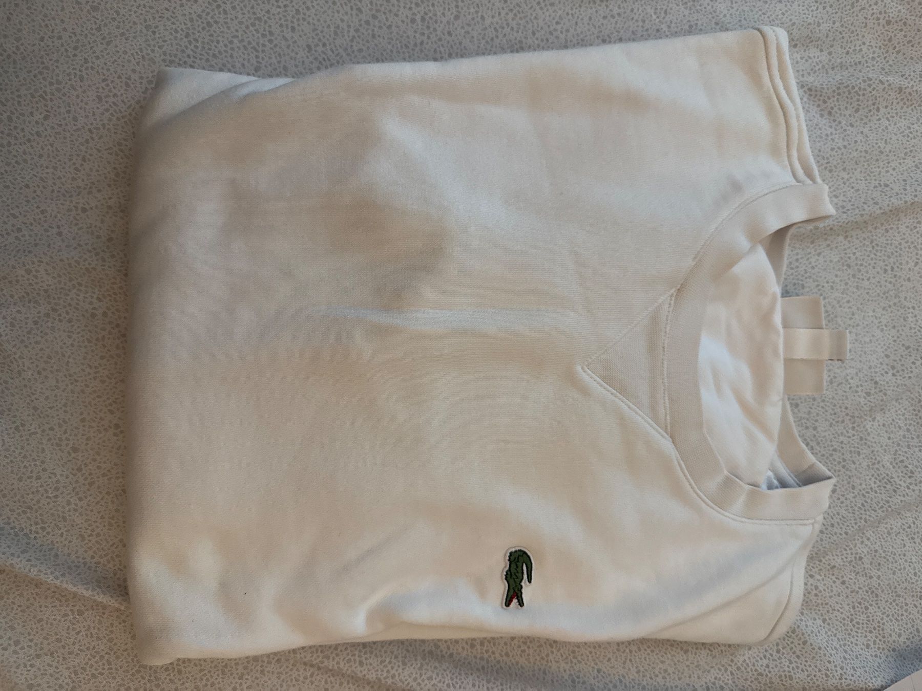 Lacoste Maglioni & Felpe: Lacoste Pullover weiss Gr. M, cool & lässig – Usato da Oberwil BL venduto da Zenga60