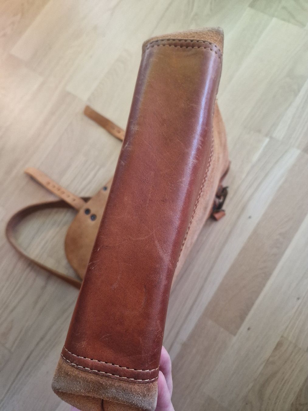 Borse: Sacoche Awake en cuir beige – Usato da Denges venduto da elo_2zgb 4