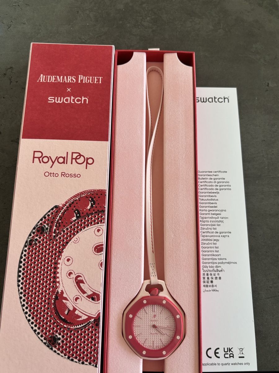 Swatch Orologi: APxSWATCH Royal Pop Otto Rosso – Nuovo e nell'imballaggio originale da Biel/Bienne venduto da mut_7dfg 1