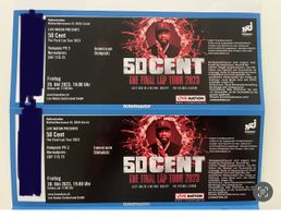 50 Cent THE FINAL LAP TOUR 2023 2xStehplatz Papierform