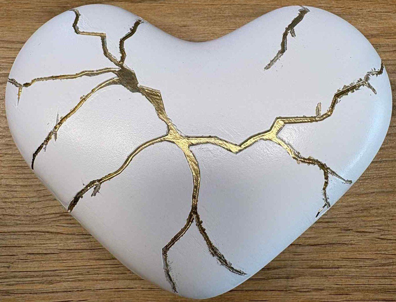 Tutte le decorazioni: Kintsugi-Herz (Weiss) – Nuovo e nell'imballaggio originale da Fislisbach venduto da tam_t828