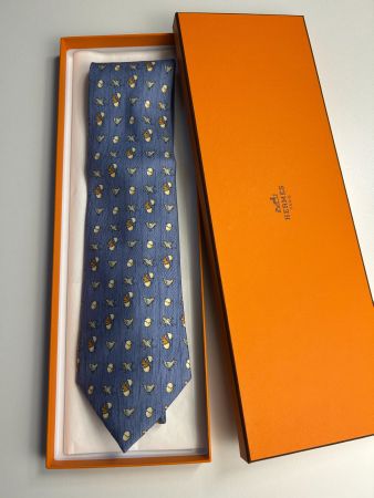 Hermès Hühner Eier Krawatte
