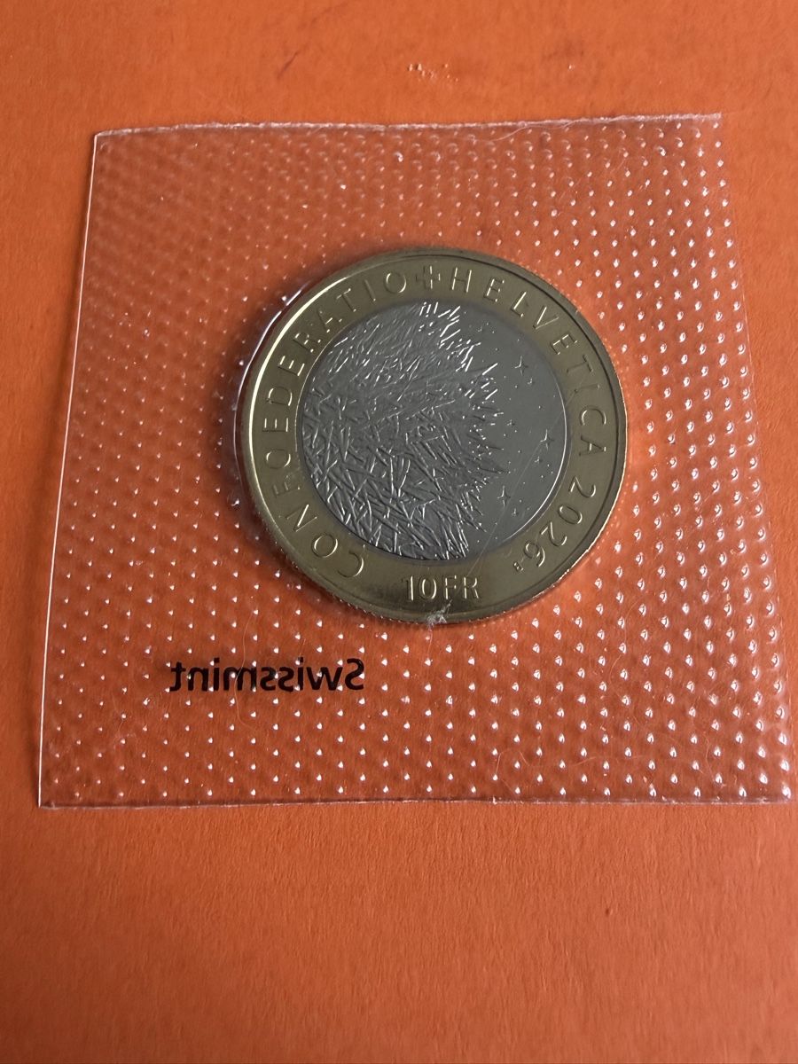 Alle Münzen: 10 Fr. Igel 2026 – Neu und originalverpackt aus Reichenburg von Strok10 1